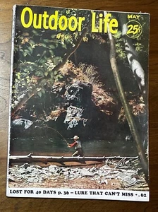 Outdoor Life May 1954 hunting fishing mag field stream - Picture 1 of 5