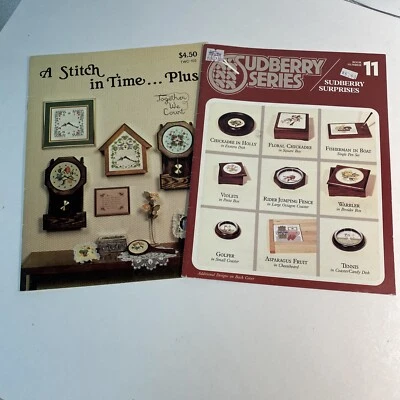 Cross Stitch Clock Pattern A Stitch In Time Plus & Sudberry Series Surprises #11 Foto 1 de 4