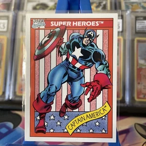 Marvel Universe 1990 #1 - Captain America - Picture 1 of 10