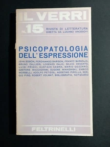 Il verri n. 15. 1964 - Psicopatologia dell'espressione - Feltrinelli - Foto 1 di 4