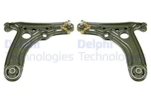 Pair Wishbone Suspension Arm Front Lower FOR VW POLO III 1.3 1.6 94->99 Delphi - Picture 1 of 3