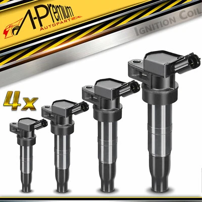 A-Premium 4x Ignition Coil for Hyundai Sonata Tucson Kia Optima Sorento Sportage - Image 1 of 4