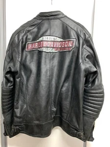 HARLEY DAVIDSON LEDERJACKE "CRUISER PERFORATED" Gr. L  97183-13EM (geändert) - Picture 1 of 10