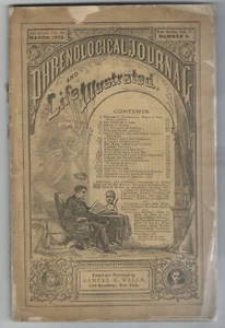 MARCH 1873 PHRENOLOGICAL JOURNAL AND LIFE ILLUSTRATED SAMUEL WELLS - Picture 1 of 2
