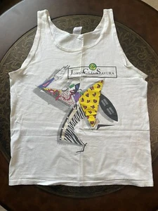 Vintage Johnny Clegg & Savuka 1990 One World Tour Tank Top XL T-Shirt VERY RARE - Picture 1 of 4