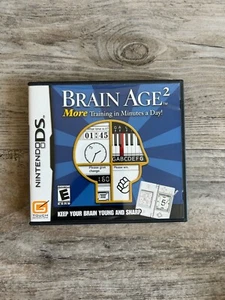 Brain Age 2: More Training in Minutes a Day (Nintendo DS, 2007) - Komplett CIB - Bild 1 von 6