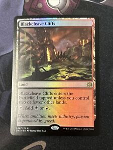 Blackcleave Cliffs-Phyrexia: All Will Be One--Near Mint Foil​​​​​