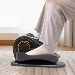 Under Desk Elliptical Machine Compact Electric Leg Foot Pedal Exerciser Trainer - Picture 1 of 21