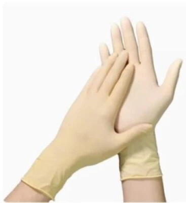 Cleanest disposable gloves! Cleanroom Class 100 Latex Gloves - 100PAIRS - 12inch - Image 1 of 4