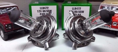 Land Rover Series 2a 3 589783 12v OEM Genuine Lucas Headlight Headlamp Bulbs x2 - Image 1 of 3