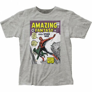 Spider-Man Amazing Fantasy Cover Art T-Shirt gris