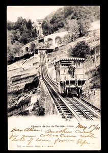 Montreux SWITZERLAND 1901 Territet Glion Railway to Minnesota USA - Picture 1 of 2