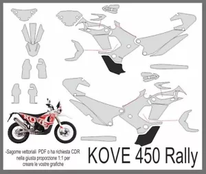 KOVE Template Sagoma dima KOVE rally 450 completa 1:1 - Imagen 1 de 1
