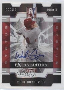 2009 Donruss Elite Extra Edition Status Signatures /50 Wade Gaynor #71 Auto