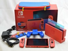 Nintendo Switch 32GB Mario Red & Blue Edition Handheld Games Console *FREE POST*