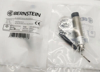 1Pcs New for BERNSTEIN KCN-M18PS/012-KLPS12V Inductive proximity switch sensor - Image 1 of 3