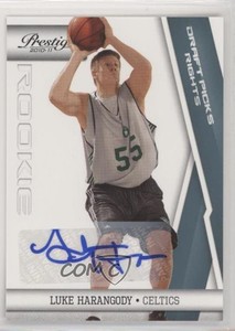 2010-11 Prestige Draft Picks Rights Auto /99 Luke Harangody #202 Rookie Auto RC