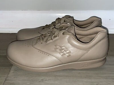 Mocasines de cuero con cordones SAS Free Time color topo moca para mujer talla 10,5 estrechos NUEVO Foto 1 de 4