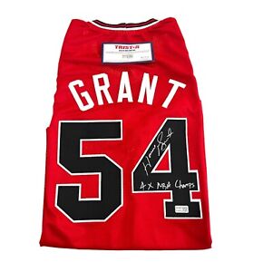 HORACE GRANT Autographed SIGNED Custom JERSEY 4 x Champ TRISTAR CERTIFIED