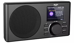 Bush Hampton Dab+ Radio portatile - Nero (NUOVO) - Foto 1 di 4