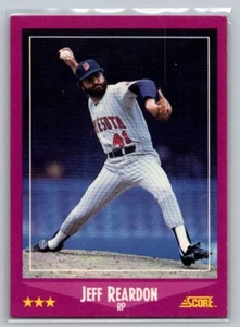 1988 Score Jeff Reardon #91 - Picture 1 of 2