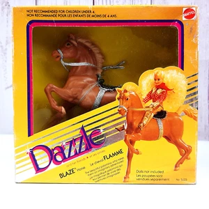 Mattel Vintage Dazzle Doll Blaze Model Horse #5325 1981 NRFB Damaged Box - Bild 1 von 6