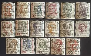 ¡JUEGO COMPLETO DE MUJERES BERLÍN ESTAMPADO PRIMER DÍA SELLO COMPLETO SELLO REDONDO!!! - Imagen 1 de 4
