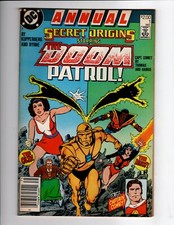 Secret Origins Annual #1 (DC 1987) Doom Patrol! 🔥 John Byrne! 👀 Newsstand! FN