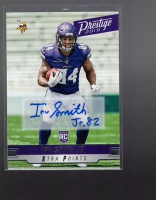 B0358- 2019 Prestige Xtra Points Signatures #233 Irv Smith Jr. Auto - NM-MT - Image 1 of 2
