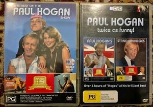 PAUL HOGAN TWICE AS FUNNY DVD ENGLAND & STAND UP HOGES TV COMEDY BEST OF SHOW - Picture 1 of 3