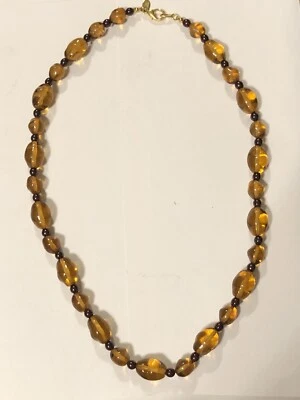 Joan Rivers Ámbar 25” Grueso Collar Cuentas Firmado Envío Gratis Foto 1 de 4