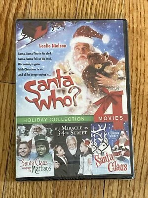 Santa Who Santa Claus Conquers the Martians Miracle on 34th Street DVD 2012 New! Foto 1 de 2
