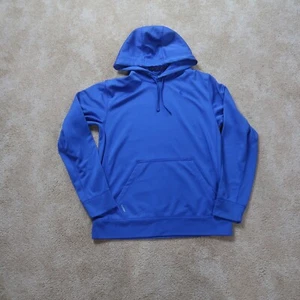 Nike Hoodie Men's Medium Blue Hooded Sweatshirt Therma Fit - Picture 1 of 11