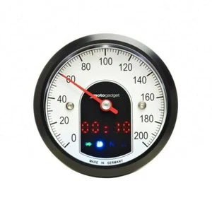Motogadget Motoscope Tiny Speedo, 49mm Black Bezel - Cafe Racer, Custom - Picture 1 of 4