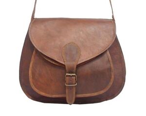 New Handmade Designer Hobo Real Leather Satchel Saddle Bag Retro Rustic Vintage