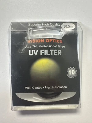 30.5mm Digital Vision Multi Coated UV Filter - Silver - NEW - (746-1) - Image 1 of 2
