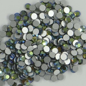 SS10 PR OX *** 50 Strasssteine Preciosa Flachboden SS10 (2,80mm) OLIVINE AB - Bild 1 von 4