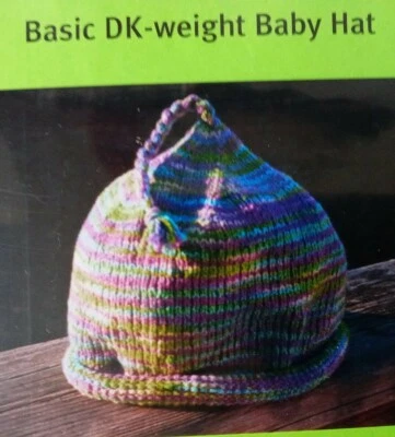 Baby Roll Brim Hat Quick & Easy Knitting Pattern 68 Theresa Gaffey 2003 NB-2yrs - Image 1 of 2