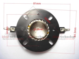 25.4mm (1 inch) 25.5mm TITAN Diaphragm Dome Tweeters Horn Driver Voice Coil - Picture 1 of 3