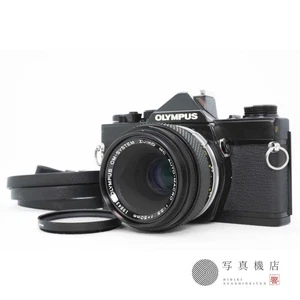 [Meter Works, NEAR MINT] Olympus OM-1 SLR 35mm Film Camera + MC MACRO 50mm f/3.5 - Picture 1 of 17