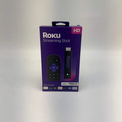 New Roku HD Streaming Stick Streaming Media Device Black 3840RW - Image 1 of 4