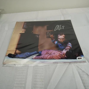 Chucky Gioco per Bambini Firmato Stampa Foto BAM Box Horror Art Con Autografo COA - Foto 1 di 6