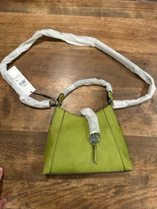 Michael Kors Jet Set Travel Crossbody Bag Lime Green Leather New W/ Tags - Picture 1 of 10