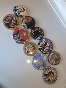 Lote de 10 botones de campaña presidente Ronald Reagan 1968 1980 1984 inauguración_2 - Imagen 1 de 5
