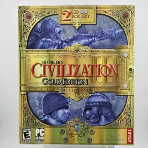 Civilization III: Gold Edition, 2003, Big Box, New & Sealed - Picture 1 of 9