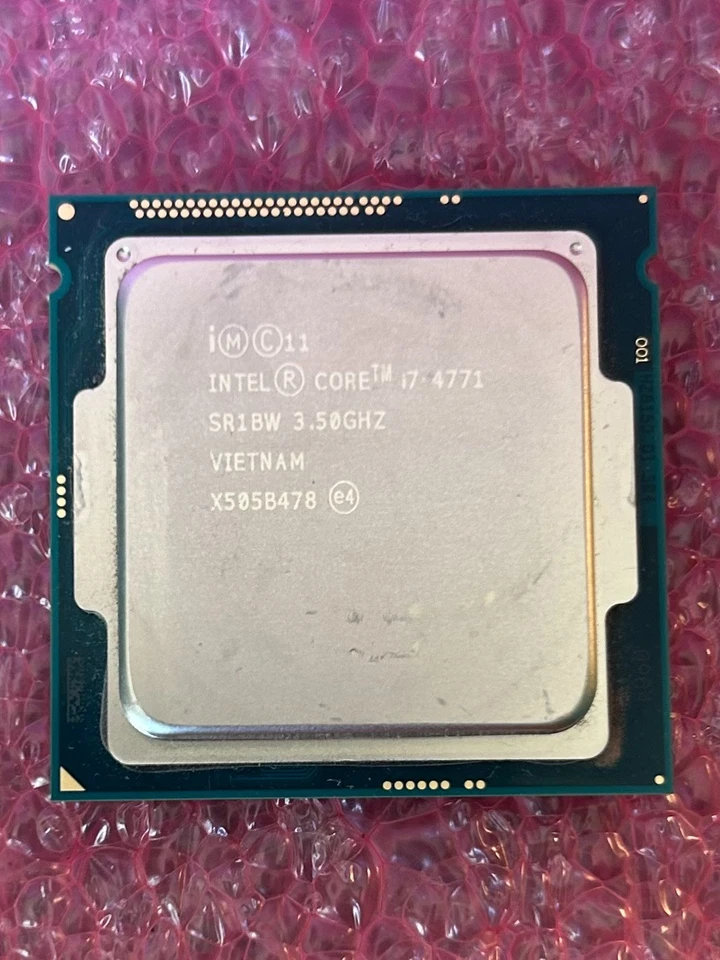 Intel Core i7-4771 3.50GHz Quad-Core Processor - LGA1150 - SR1BW - Tested - Image 1 of 4