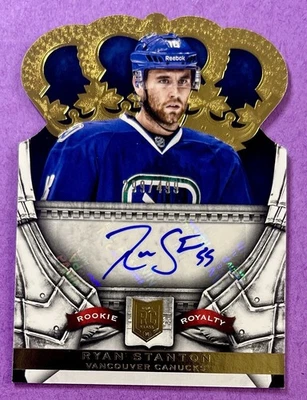 Ryan Stanton 2013-14 Panini Crown Royale ROYALTY SIGNATURES AUTO novato canucks Foto 1 de 4