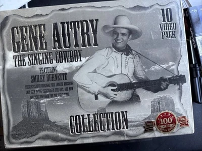 Gene Autry The Singing Cowboy Collection (VHS, 1995, 10 Tape Set) NEW - Image 1 of 2
