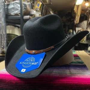 Cowboyhut schwarz für Herren. Westernhut Herren Filz. " Sombrero Vaquero De Hombre. - Bild 1 von 8