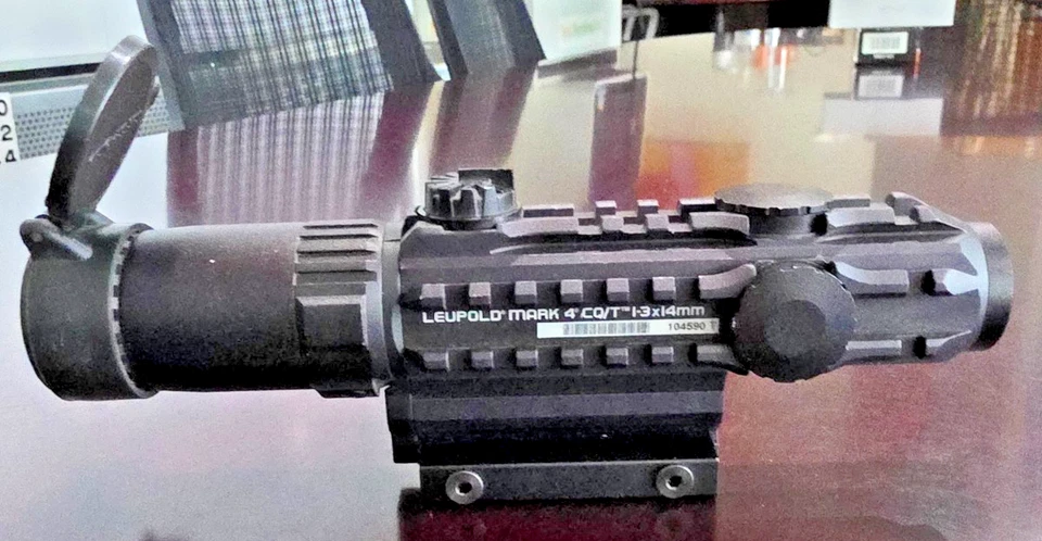 Leupold Mark 4 CQ/T, Tactical Rifle Scope 1-3x 14mm Illuminated. - Image 1 of 4